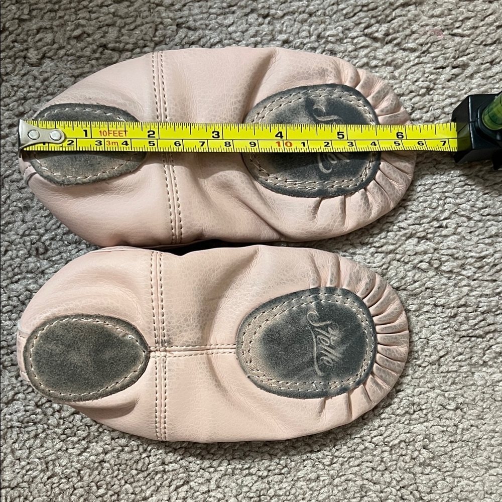 Elle Kids Ballet Slippers in Soft Pink - Picture 3 of 3
